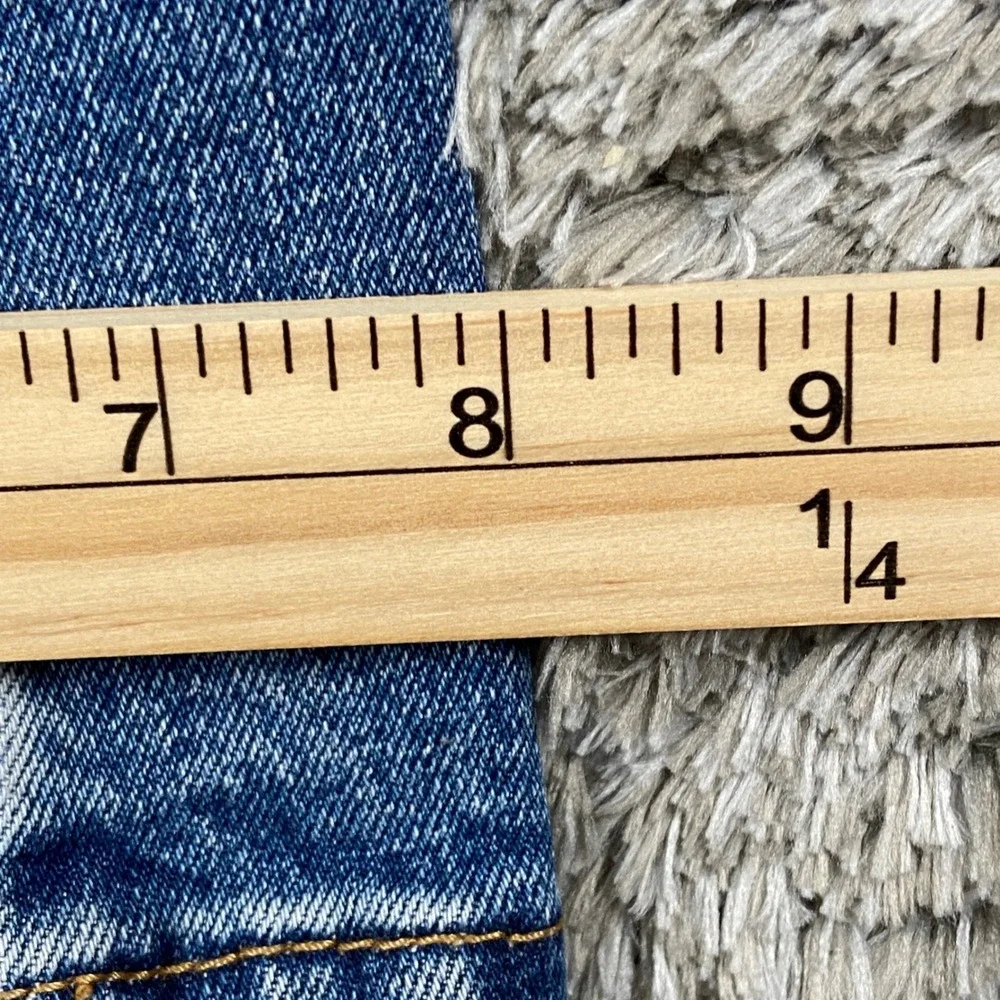 Levi's 505 Jeans Men 34x30 Blue Denim Regular Fit Straight Leg Cotton Blend Pant